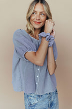 FINAL SALE - Eliza Gingham Scrunchie