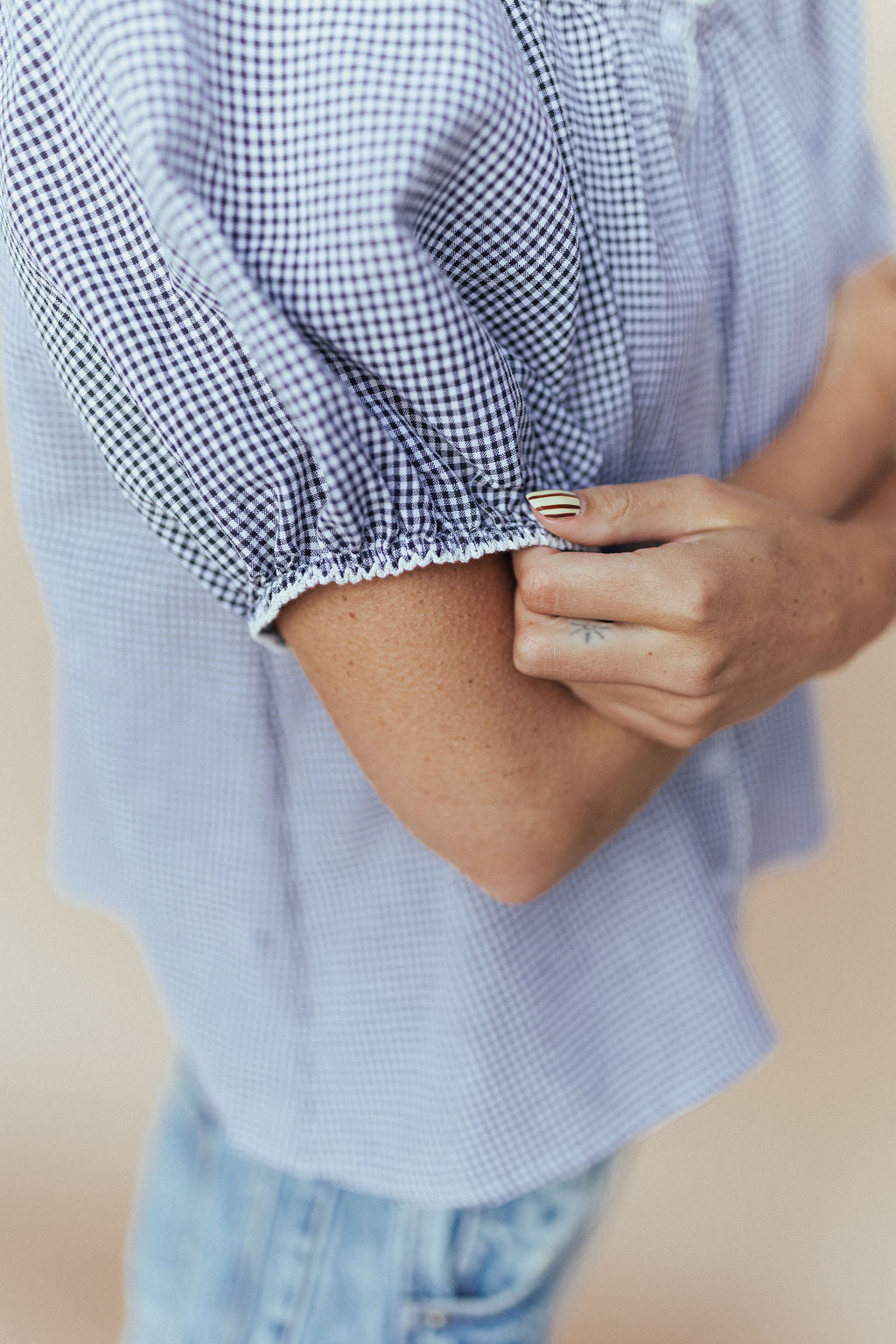 Eliza Gingham Blouse