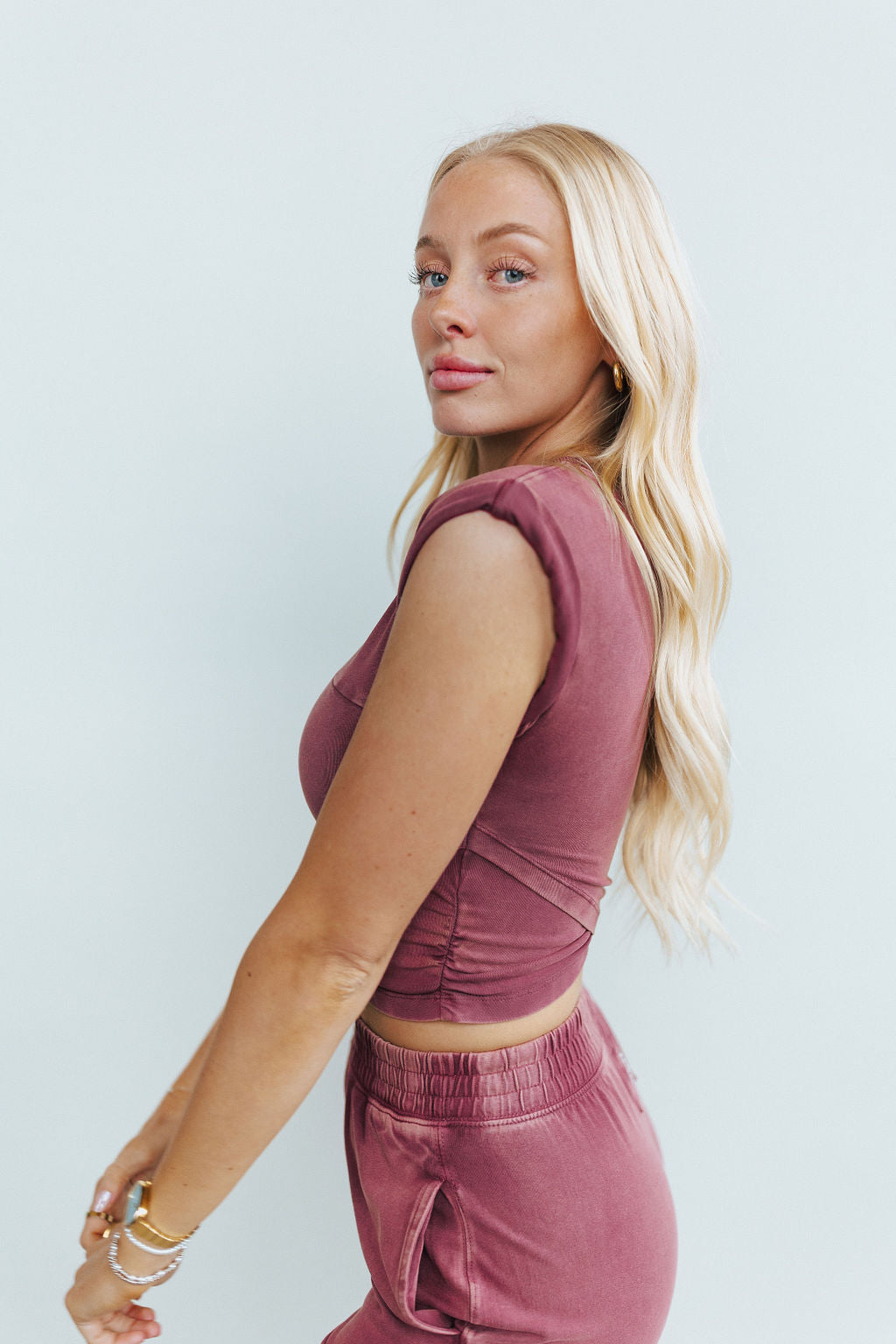 Free People Hot Shot Crossover Set in Clove – Henly