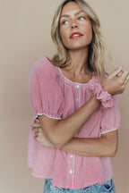 FINAL SALE - Eliza Gingham Scrunchie