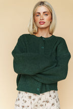 Maren Cardigan in Forest Green