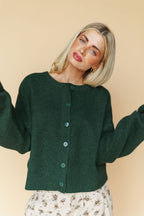 Maren Cardigan in Forest Green