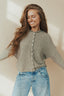 FINAL SALE - Solid Piper Cardigan in Mocha