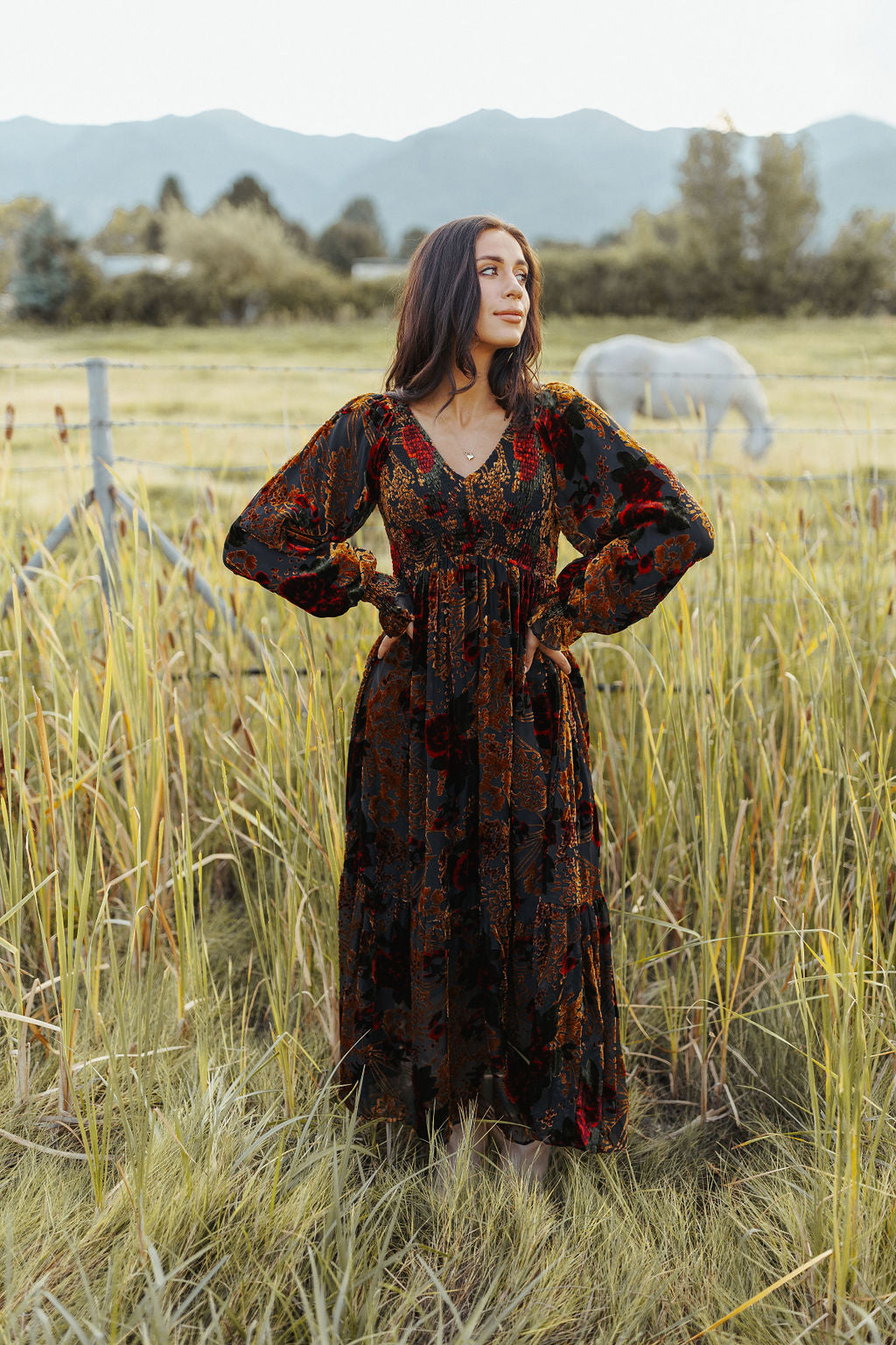 FINAL SALE - Roses And Juliet Maxi