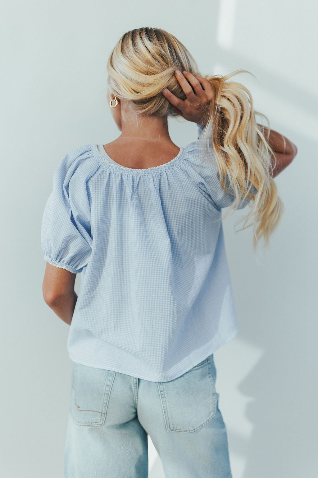 Eliza Gingham Blouse
