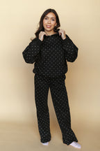 Spot On Polka Dot Pants in Black