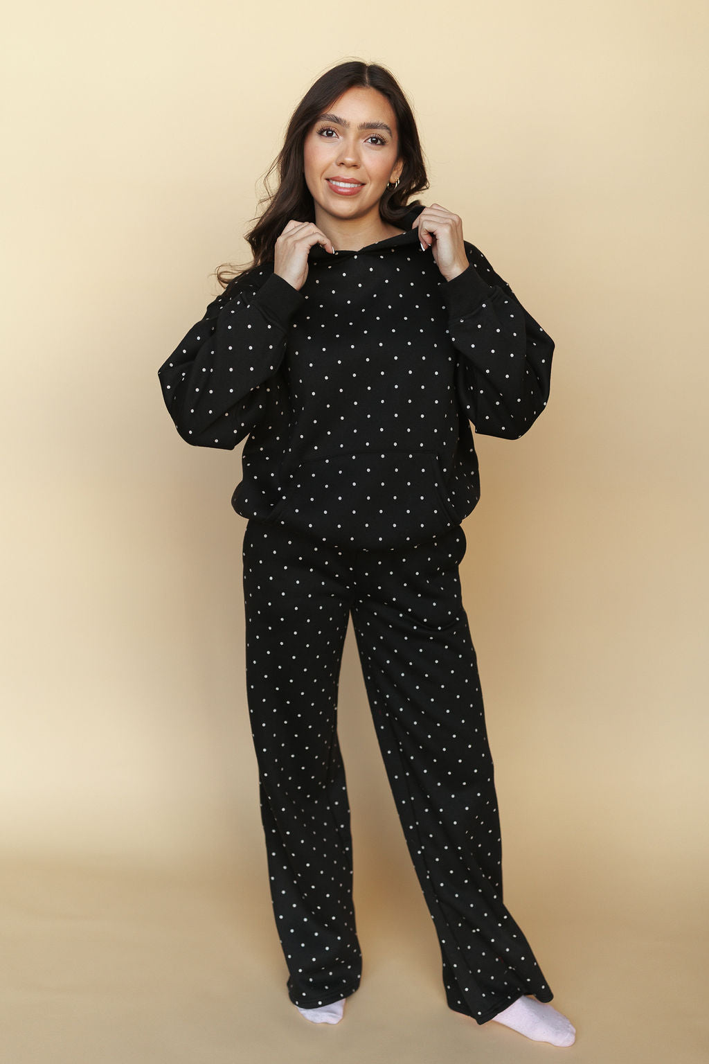 Spot On Polka Dot Pants in Black