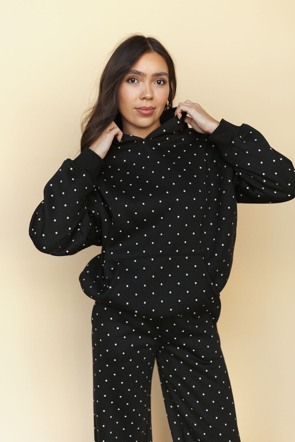 【shéller】Polka Dot Anorak Hoodie Polka Dot Anorak Hoodie – shéller / シェリエ