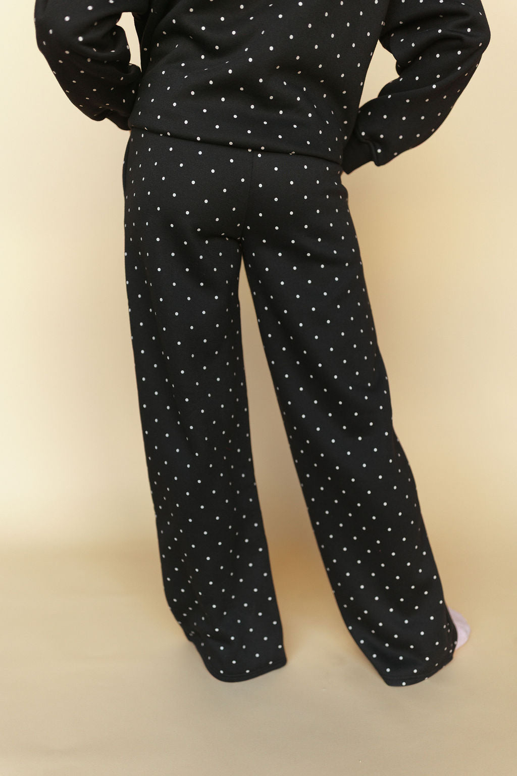 Spot On Polka Dot Pants in Black