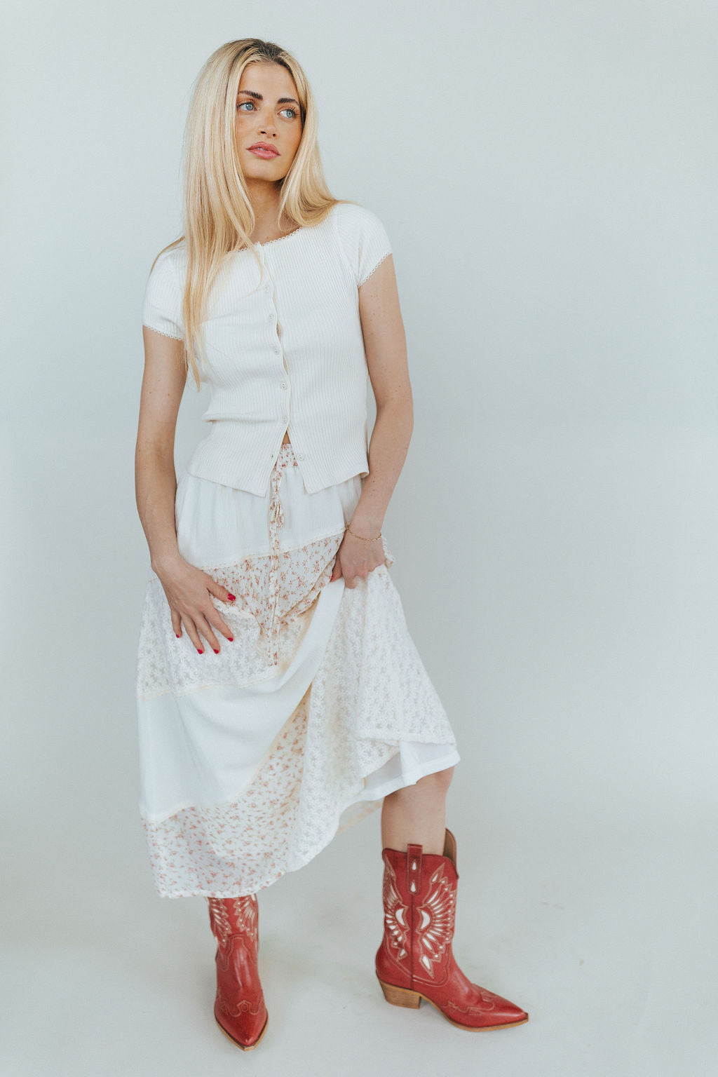 Free People Most Wanted Cardi in Ivory