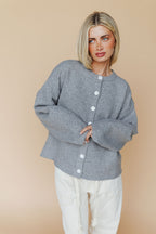 Julia Cardigan in Heather Grey