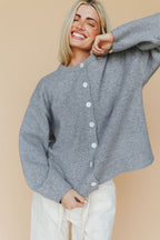Julia Cardigan in Heather Grey
