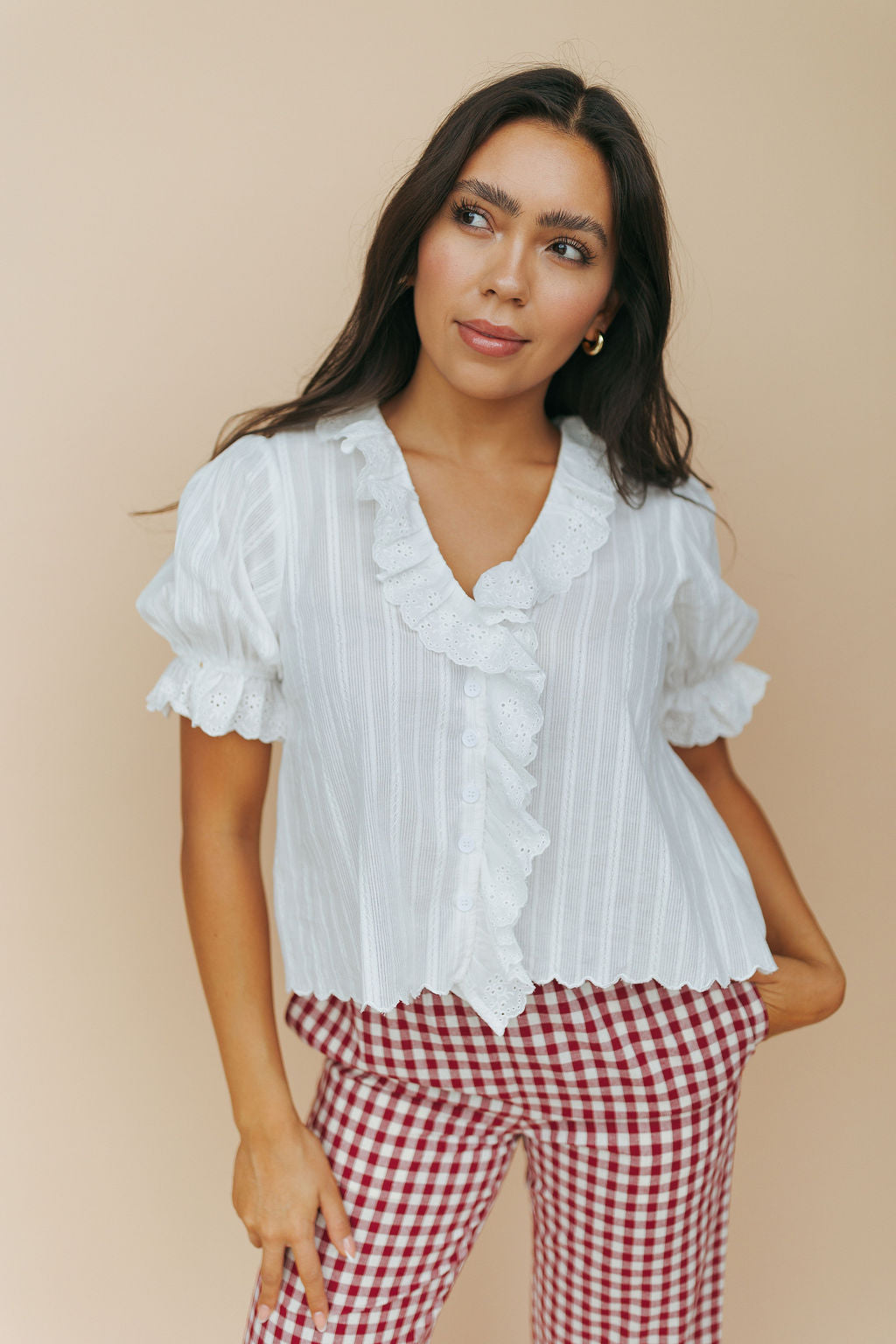 Sofia Blouse in White