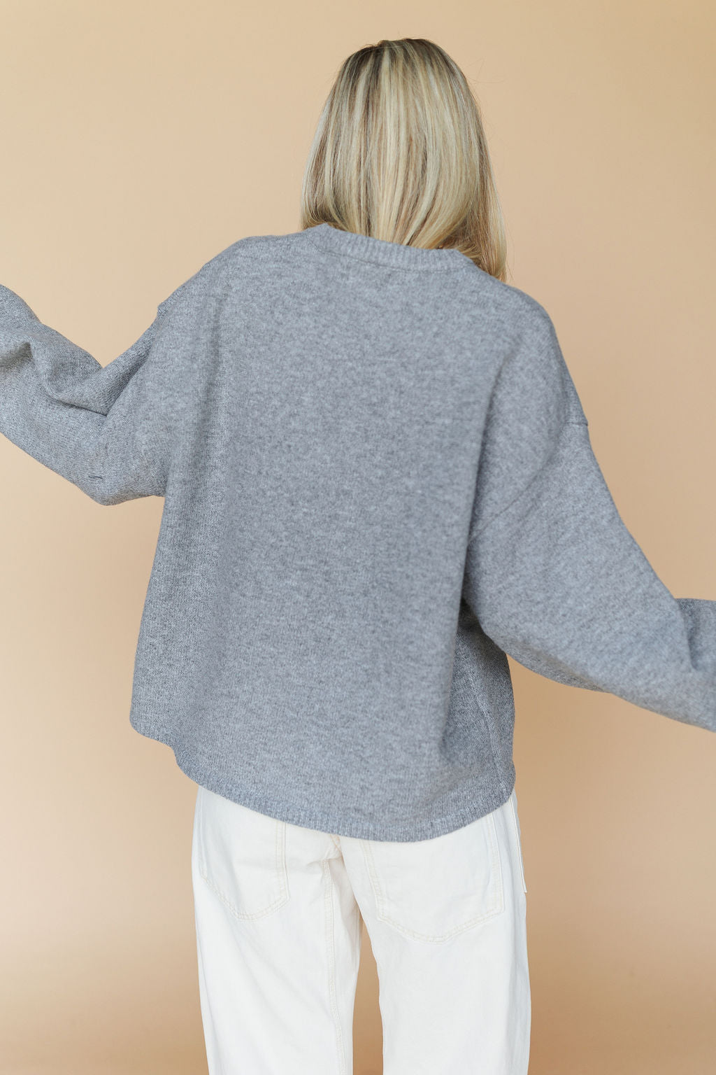 Julia Cardigan in Heather Grey