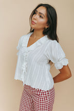 Sofia Blouse in White