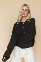 Maren Cardigan in Chocolate Brown
