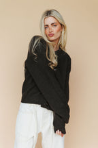 Maren Cardigan in Chocolate Brown