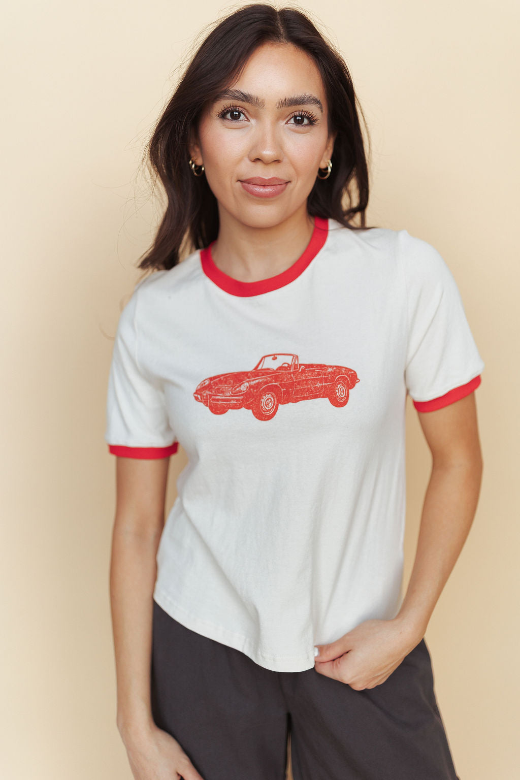 Vintage Car Graphic Tee Secondary image