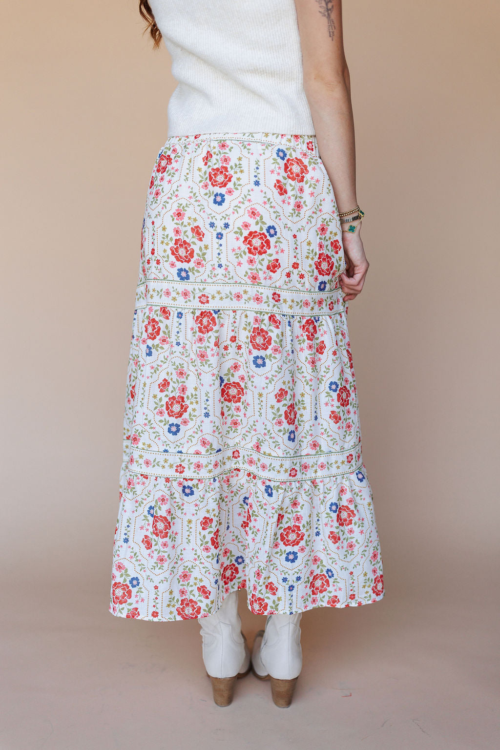 FINAL SALE - Cecilia Floral Skirt Secondary image