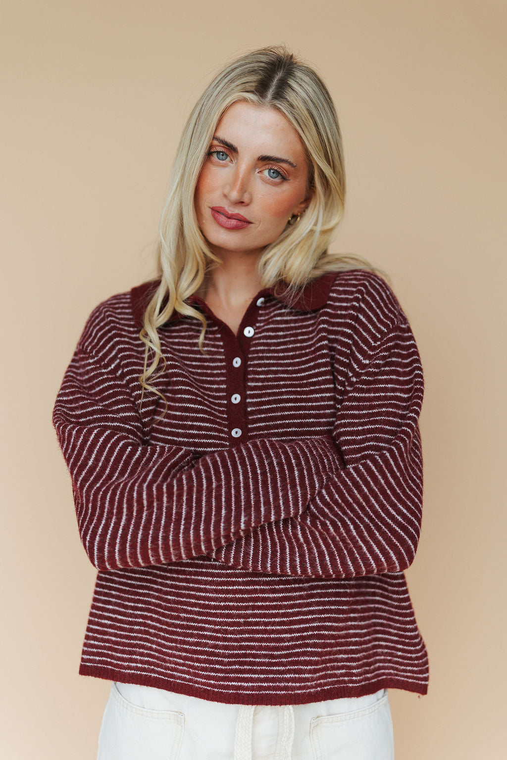 Logan Stripe Henley Main image