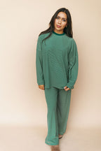 Porter Fleece Stripe Top