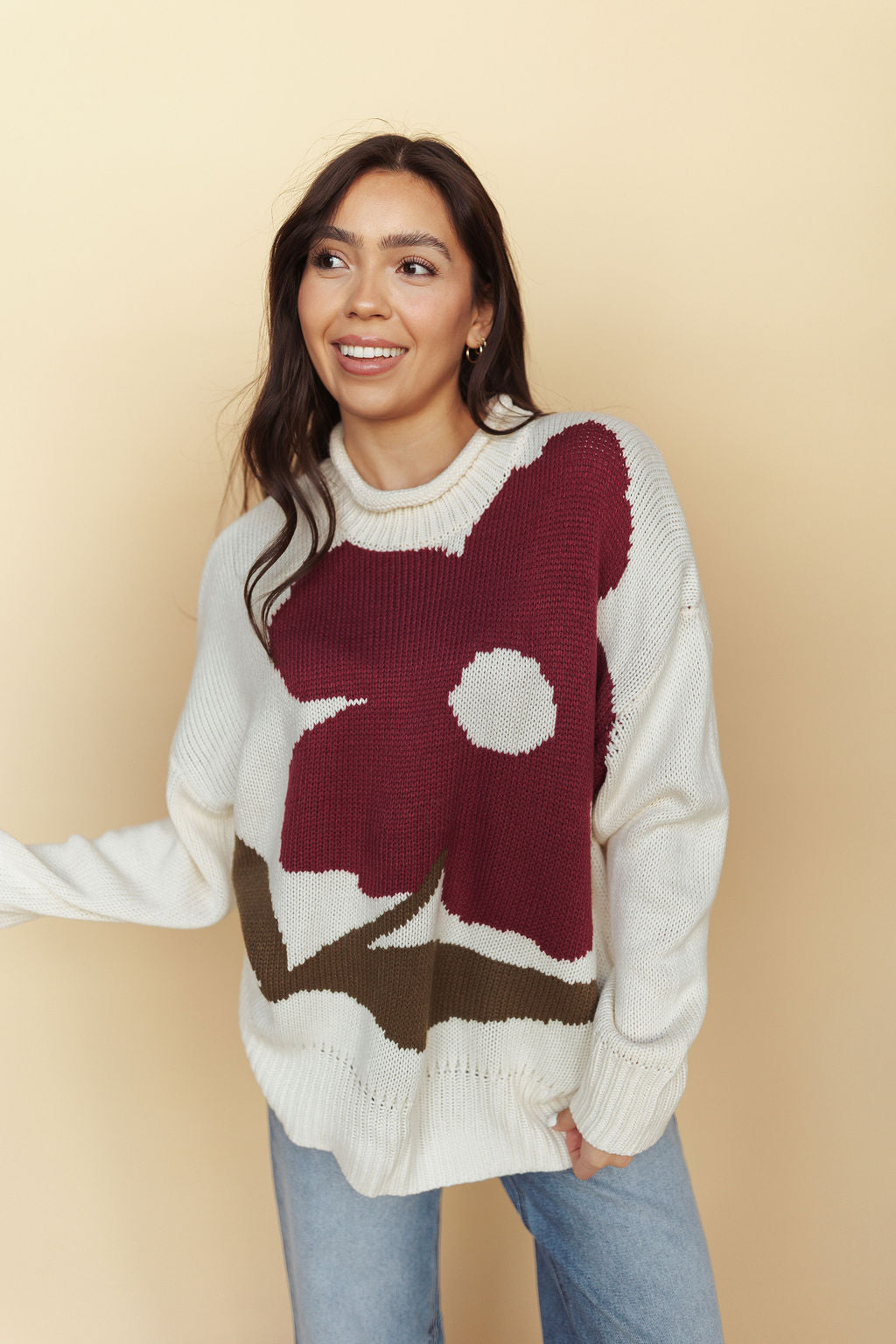 FINAL SALE - Sylvie Floral Sweater Main image