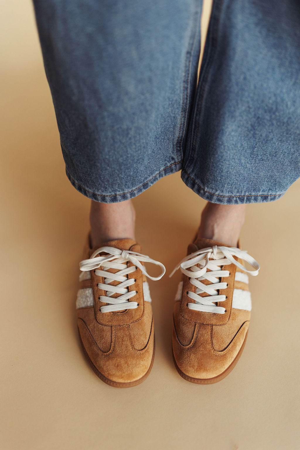 FINAL SALE - Sandra Mule Sneakers in Camel – Henly