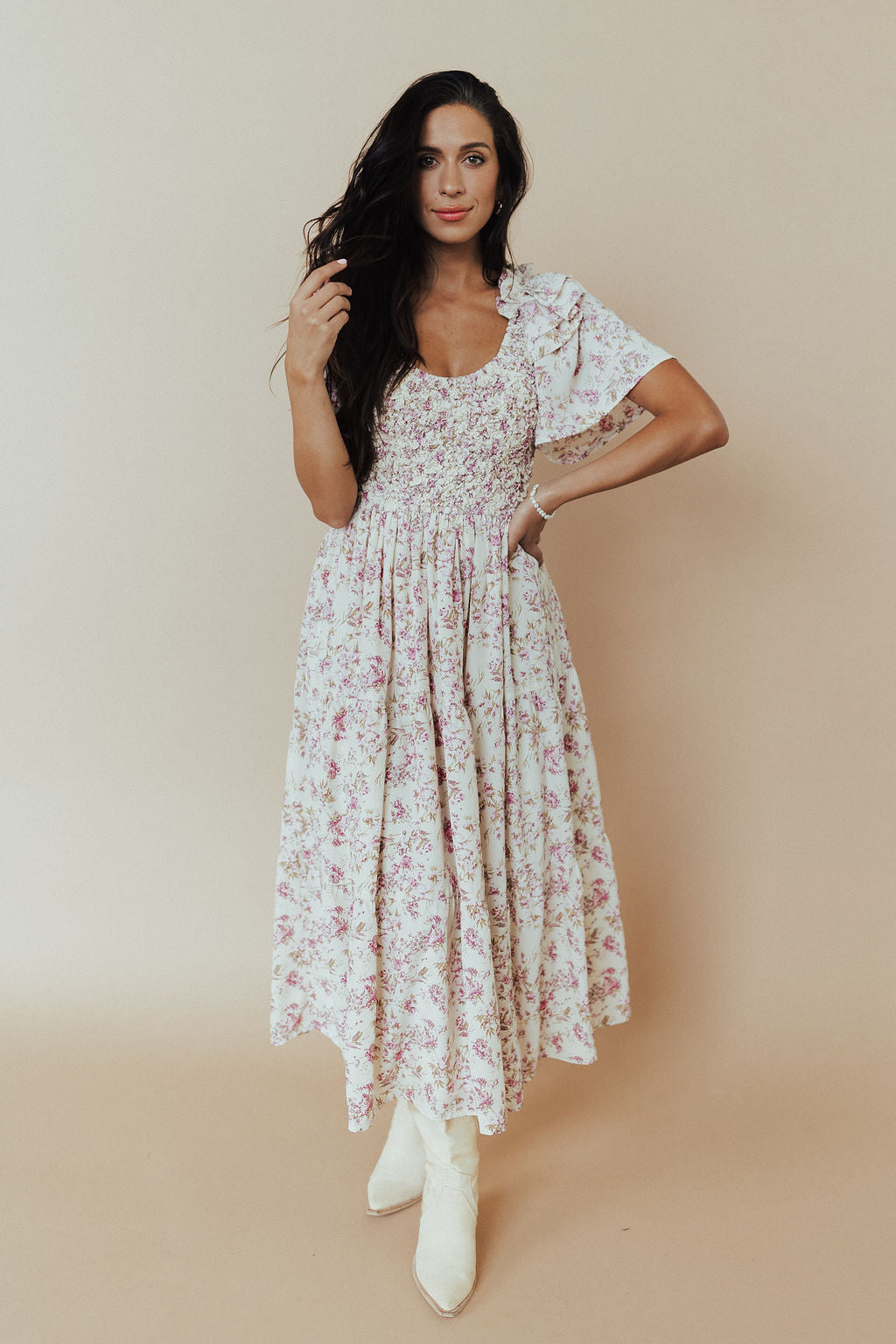 Penelope Floral Midi
