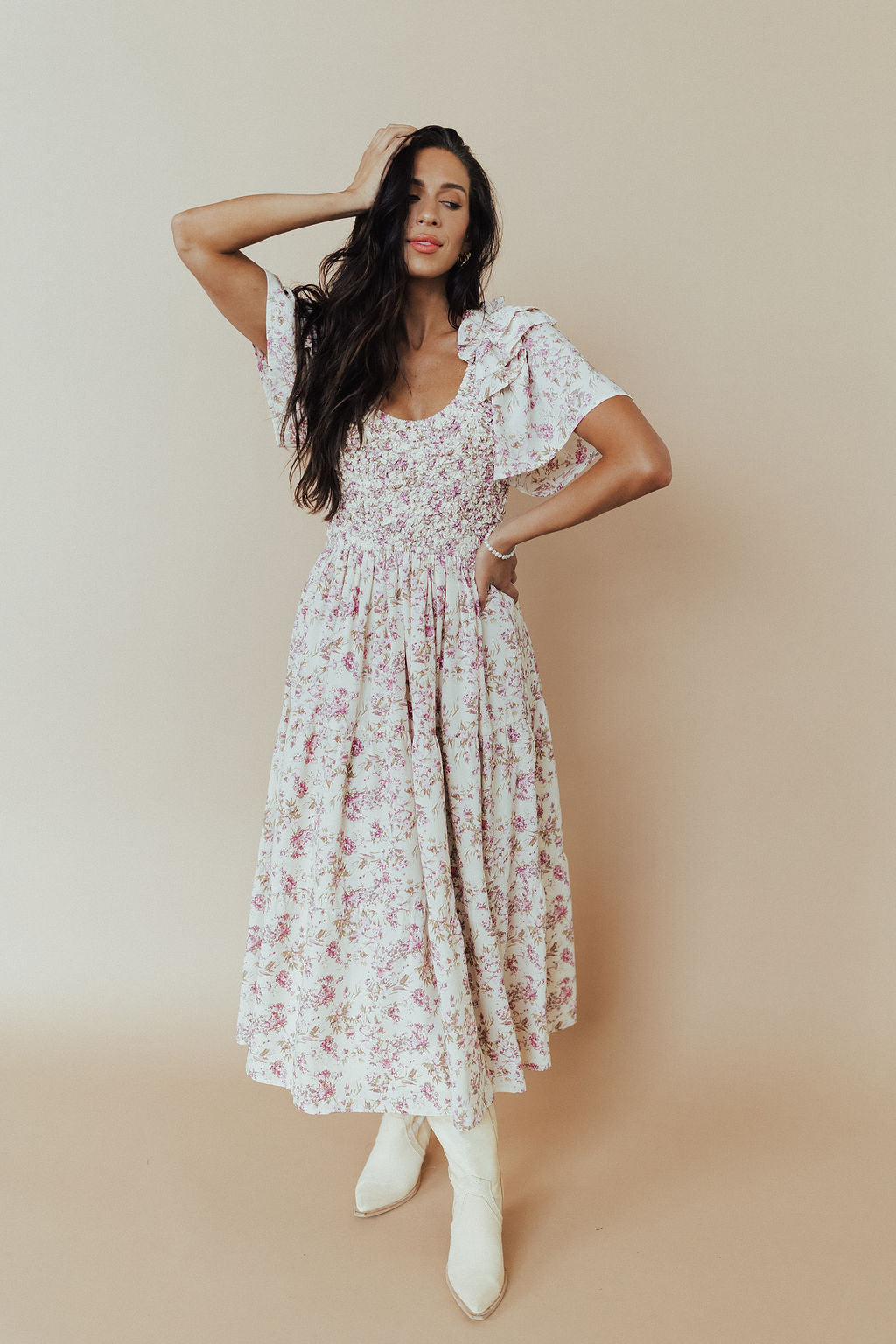 Penelope Floral Midi