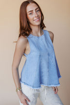 Cora Denim Tank