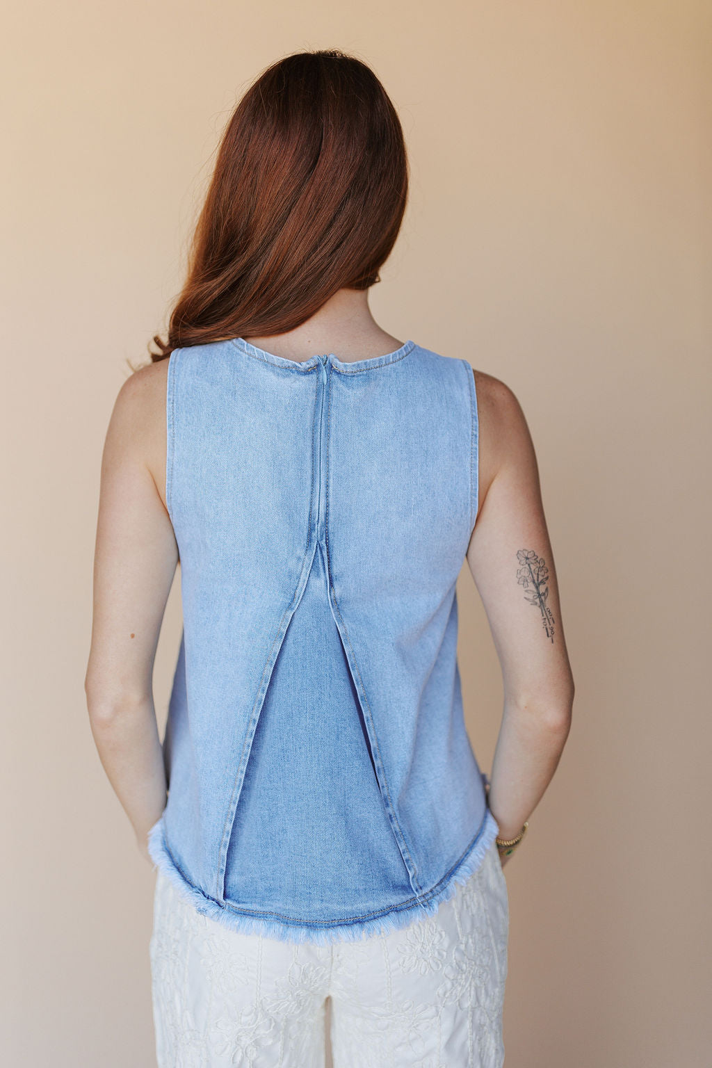 Cora Denim Tank