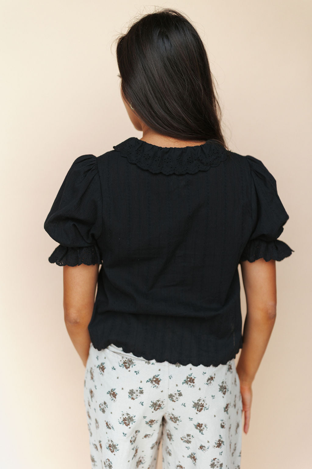 FINAL SALE - Sofia Blouse in Black
