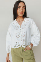 Petunia Eyelet Blouse