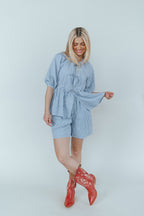 Blueberry Fields Gingham Shorts