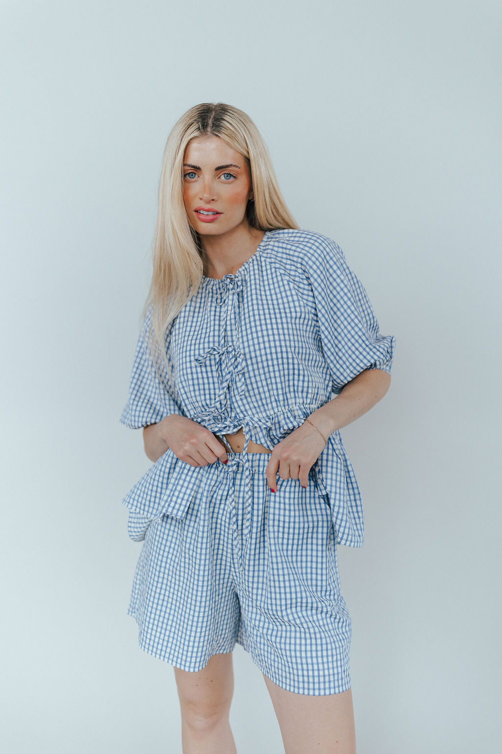 Blueberry Fields Gingham Shorts