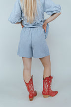 Blueberry Fields Gingham Shorts