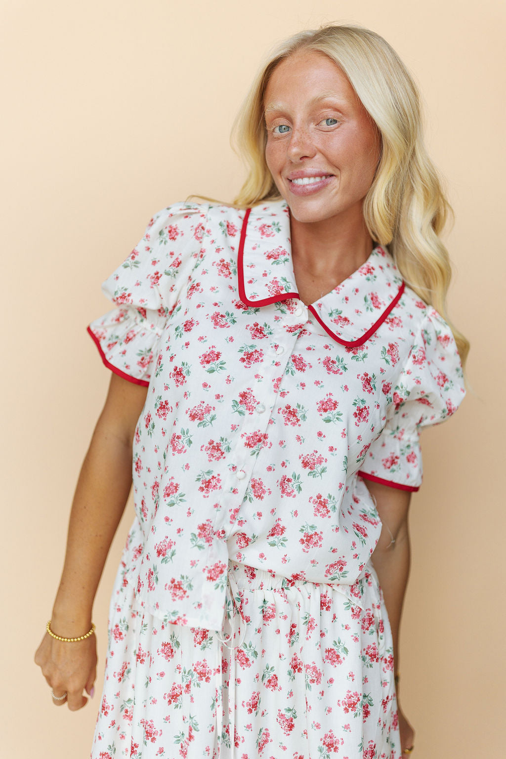 Margaret Floral Top Main image