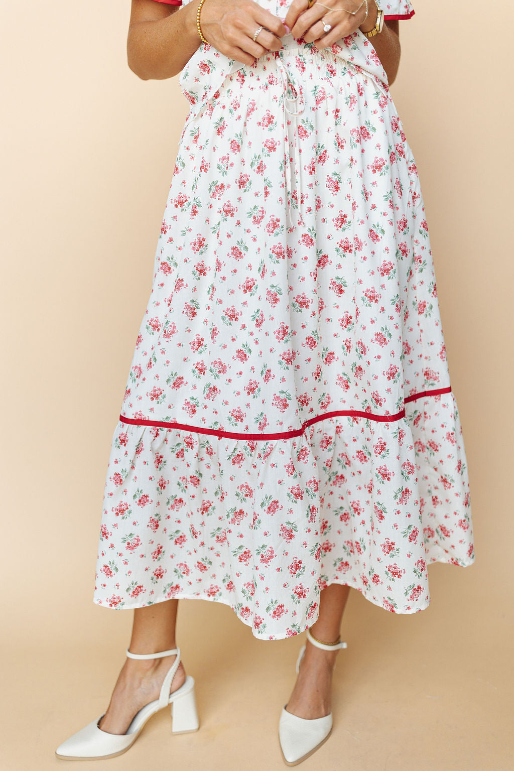 Margaret Skirt in Red