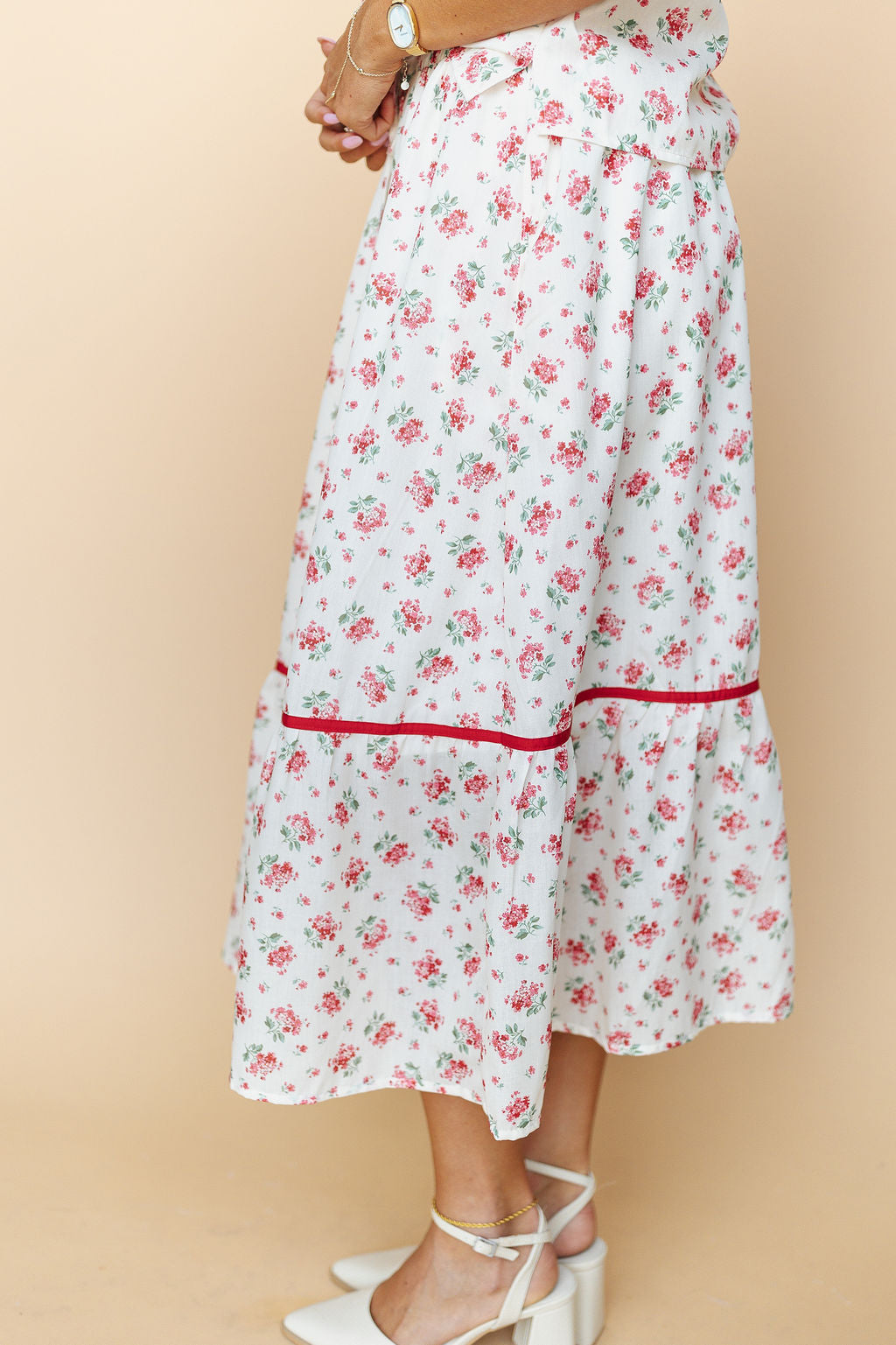 Margaret Skirt in Red