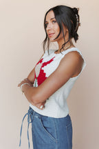 Sylvie Floral Knit Tank