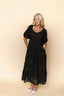Portia Lace Dress in Black