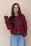 FINAL SALE - Stripe Piper Cardigan
