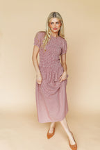 Vienna Gingham Maxi in Red