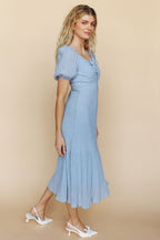 Sophia Midi in Blue
