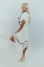 Clara Bow Midi in Ivory