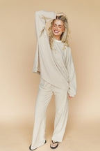 Porter Fleece Stripe Pants