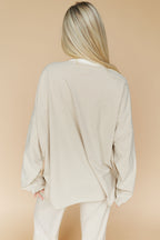 Porter Fleece Stripe Top