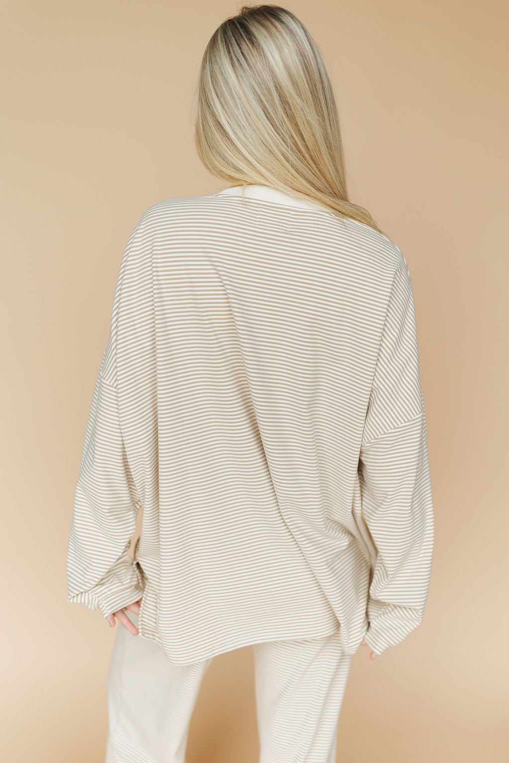 Porter Fleece Stripe Top