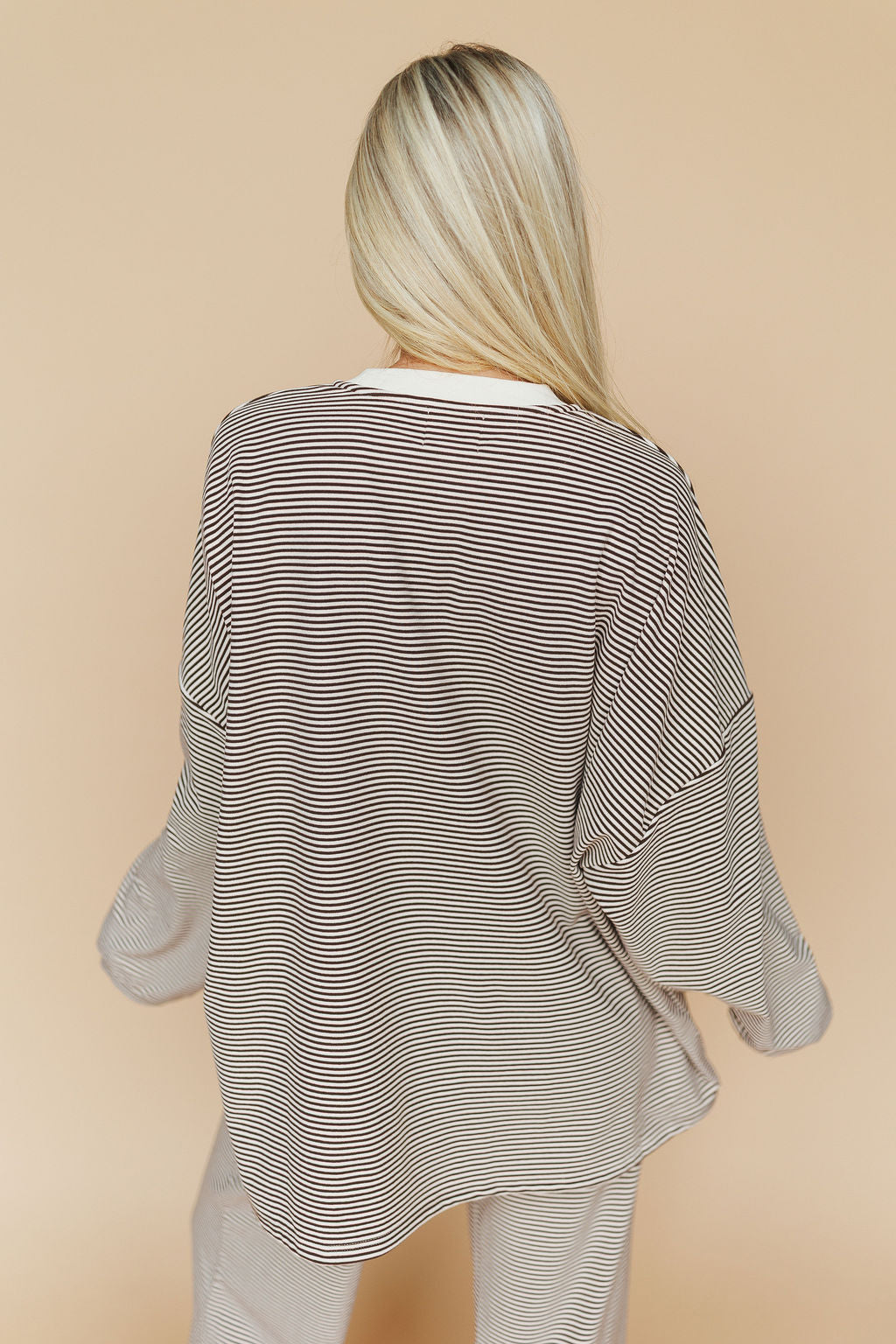 Porter Fleece Stripe Top