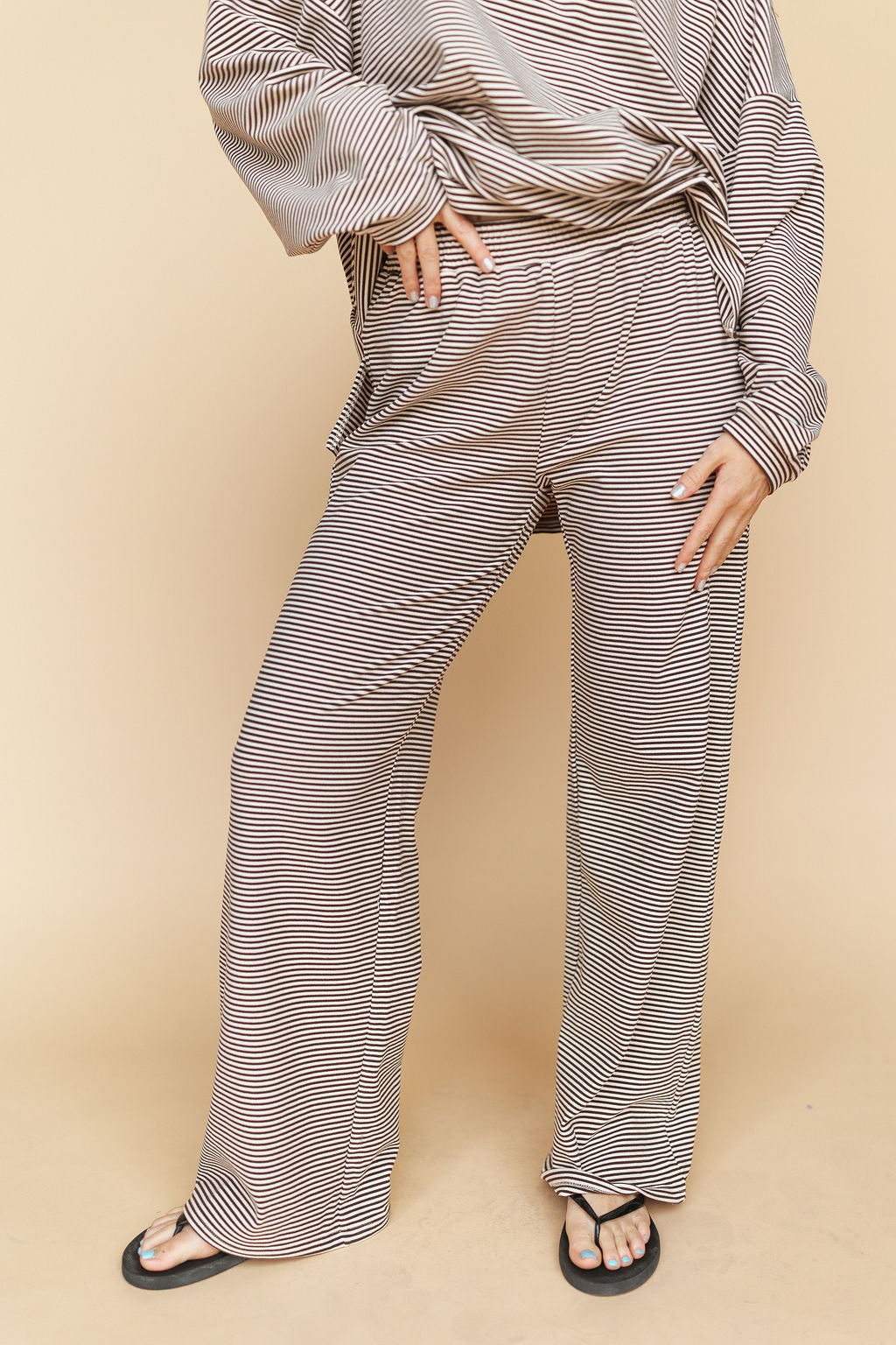 Porter Fleece Stripe Pants